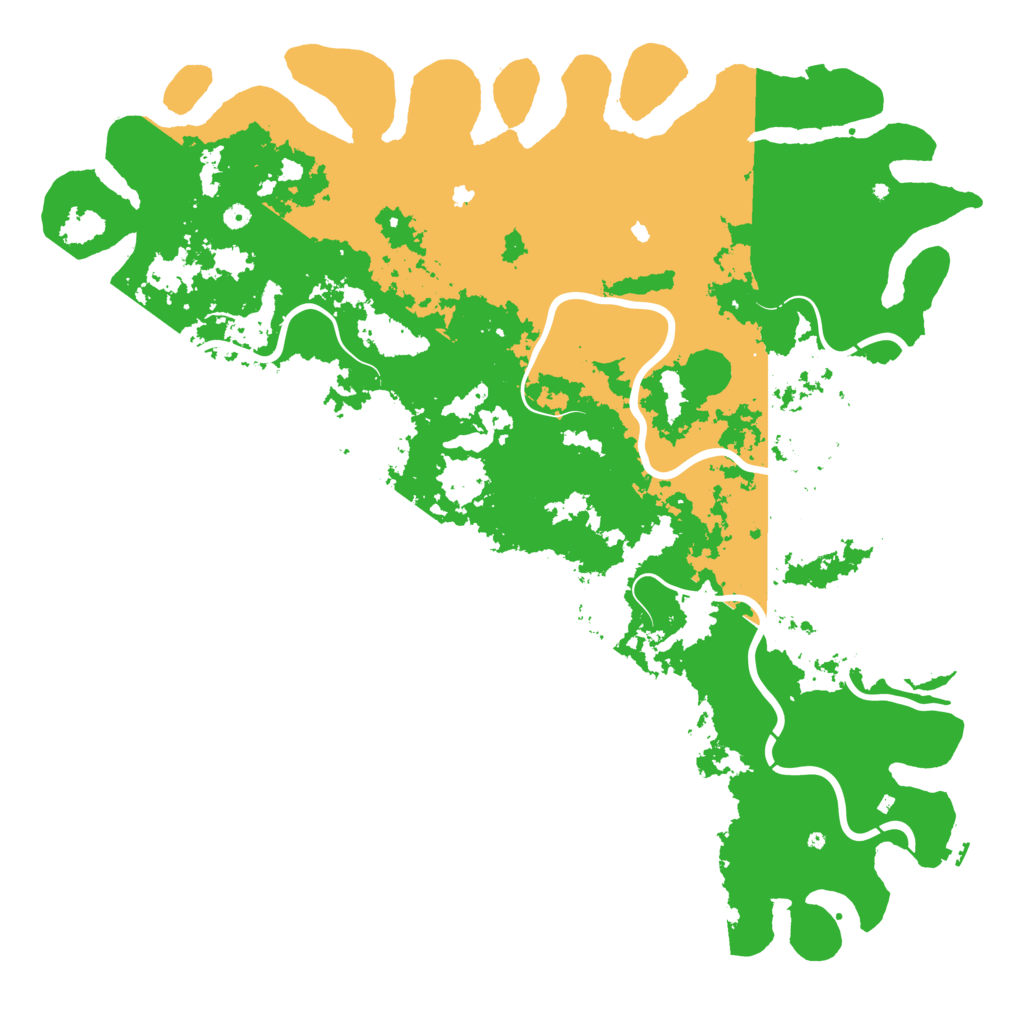 Biome Rust Map: Procedural Map, Size: 6000, Seed: 456921