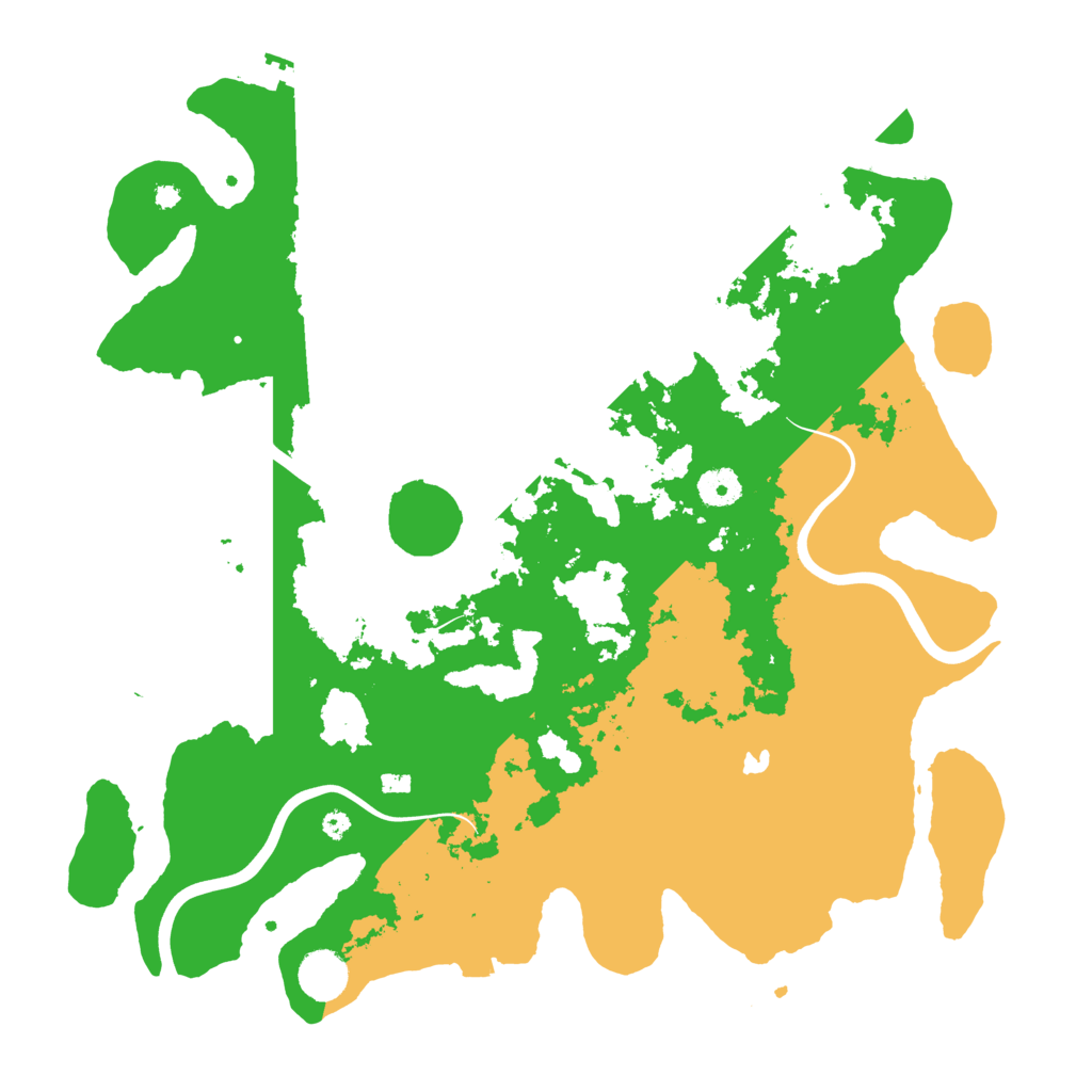 Biome Rust Map: Procedural Map, Size: 4000, Seed: 135982