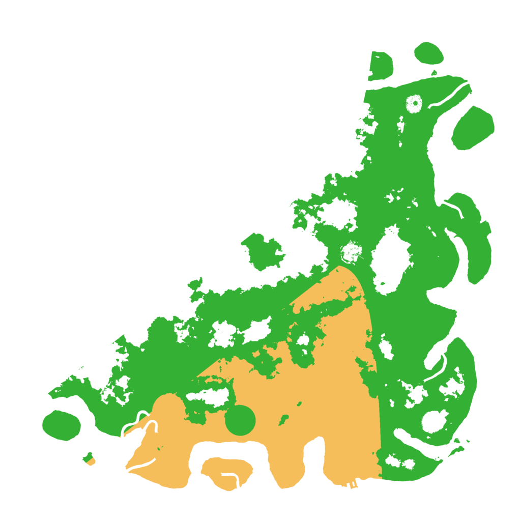 Biome Rust Map: Procedural Map, Size: 4500, Seed: 845441