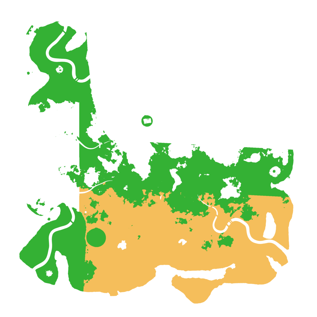 Biome Rust Map: Procedural Map, Size: 4500, Seed: 1541608610
