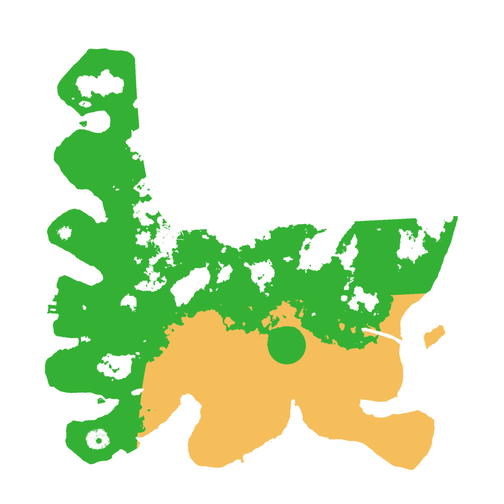 Biome Rust Map: Procedural Map, Size: 3500, Seed: 23159486