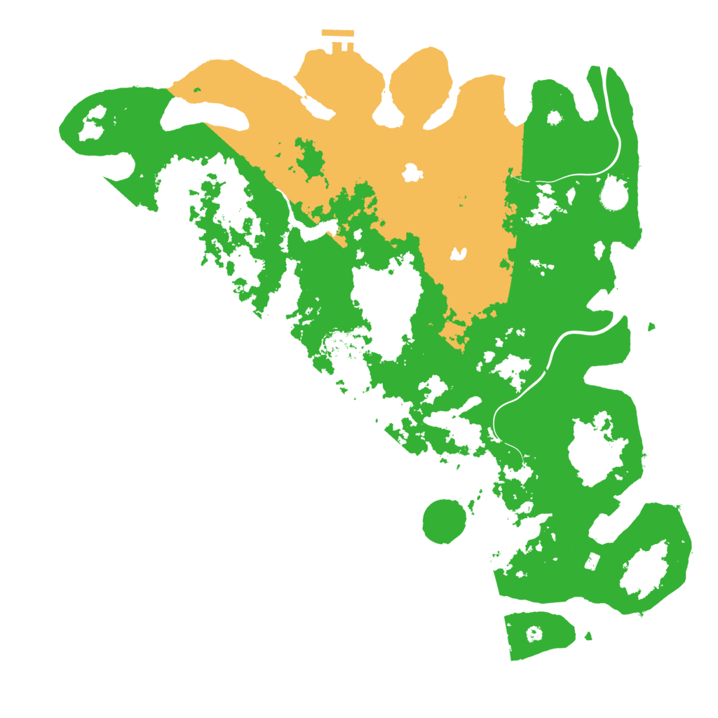 Biome Rust Map: Procedural Map, Size: 4500, Seed: 1869284405