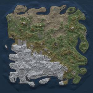 Thumbnail Rust Map: Procedural Map, Size: 4800, Seed: 314159, 19 Monuments