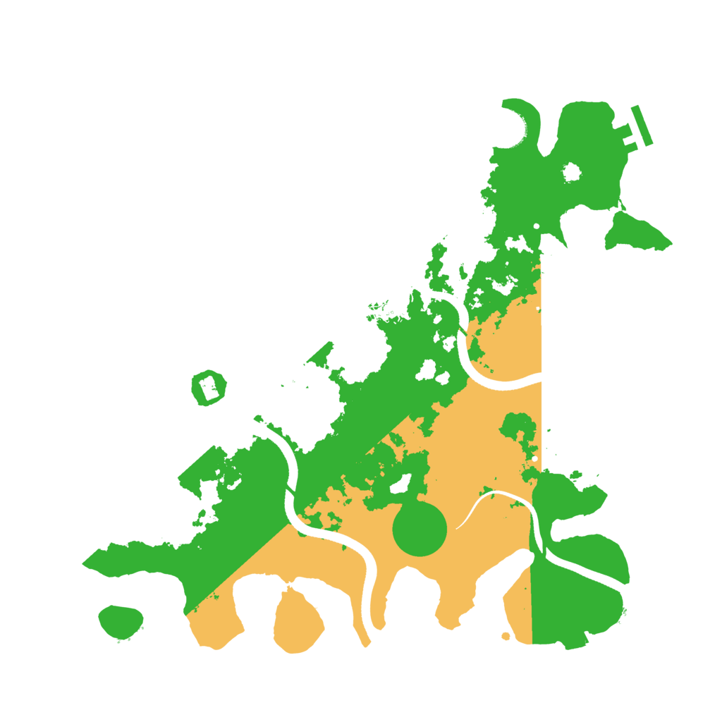 Biome Rust Map: Procedural Map, Size: 3500, Seed: 2120430730