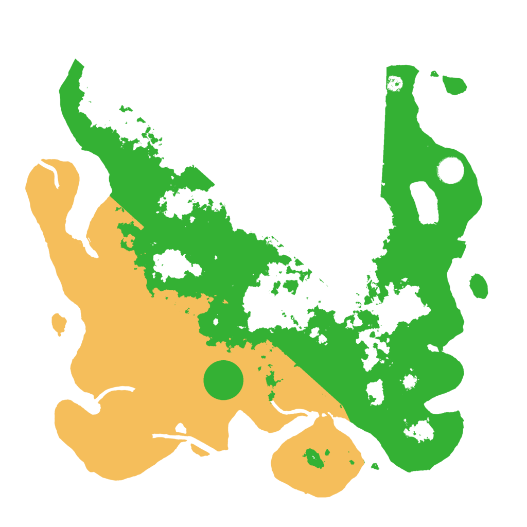 Biome Rust Map: Procedural Map, Size: 3500, Seed: 1389193643