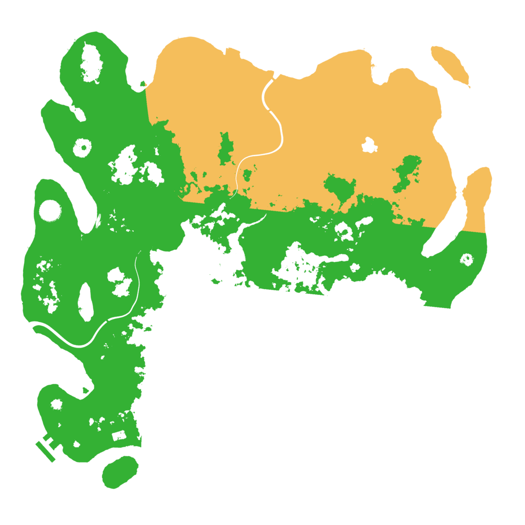 Biome Rust Map: Procedural Map, Size: 4250, Seed: 150833912