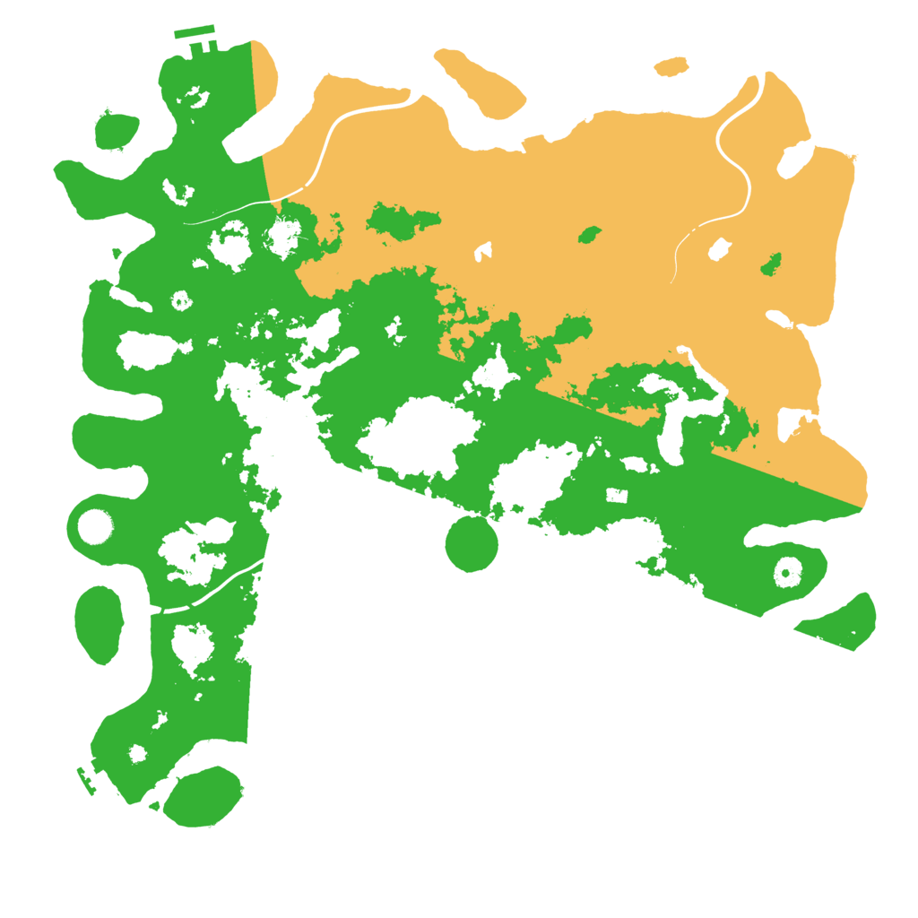 Biome Rust Map: Procedural Map, Size: 4600, Seed: 1806763427