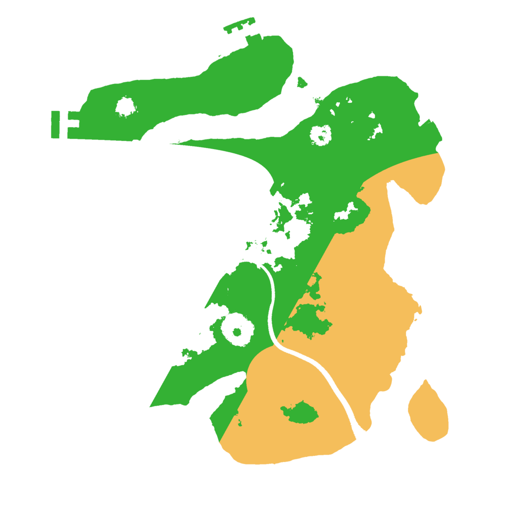 Biome Rust Map: Procedural Map, Size: 2450, Seed: 40424