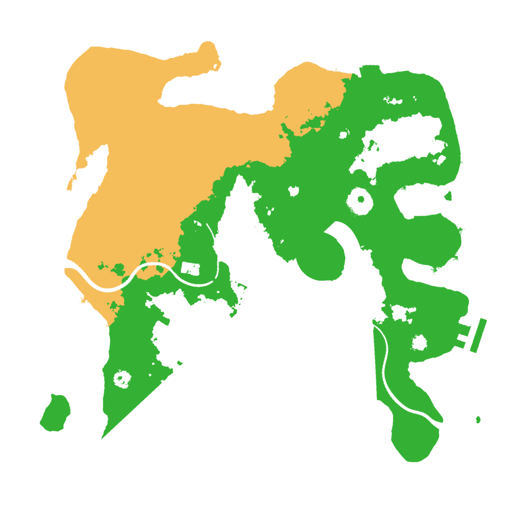 Biome Rust Map: Procedural Map, Size: 3000, Seed: 1183125321