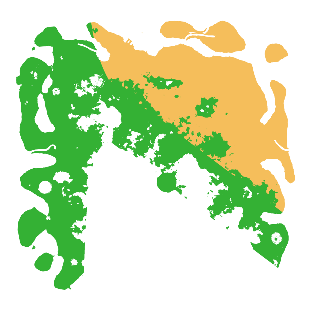 Biome Rust Map: Procedural Map, Size: 4300, Seed: 32867