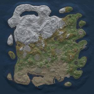 Thumbnail Rust Map: Procedural Map, Size: 4000, Seed: 31875, 19 Monuments