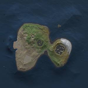 Thumbnail Rust Map: Procedural Map, Size: 1400, Seed: 748, 4 Monuments