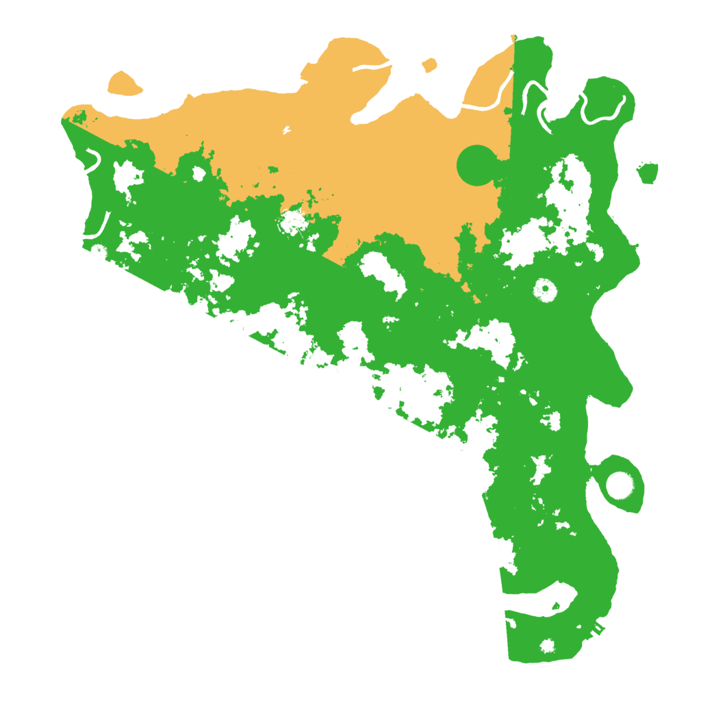 Biome Rust Map: Procedural Map, Size: 4500, Seed: 75511427