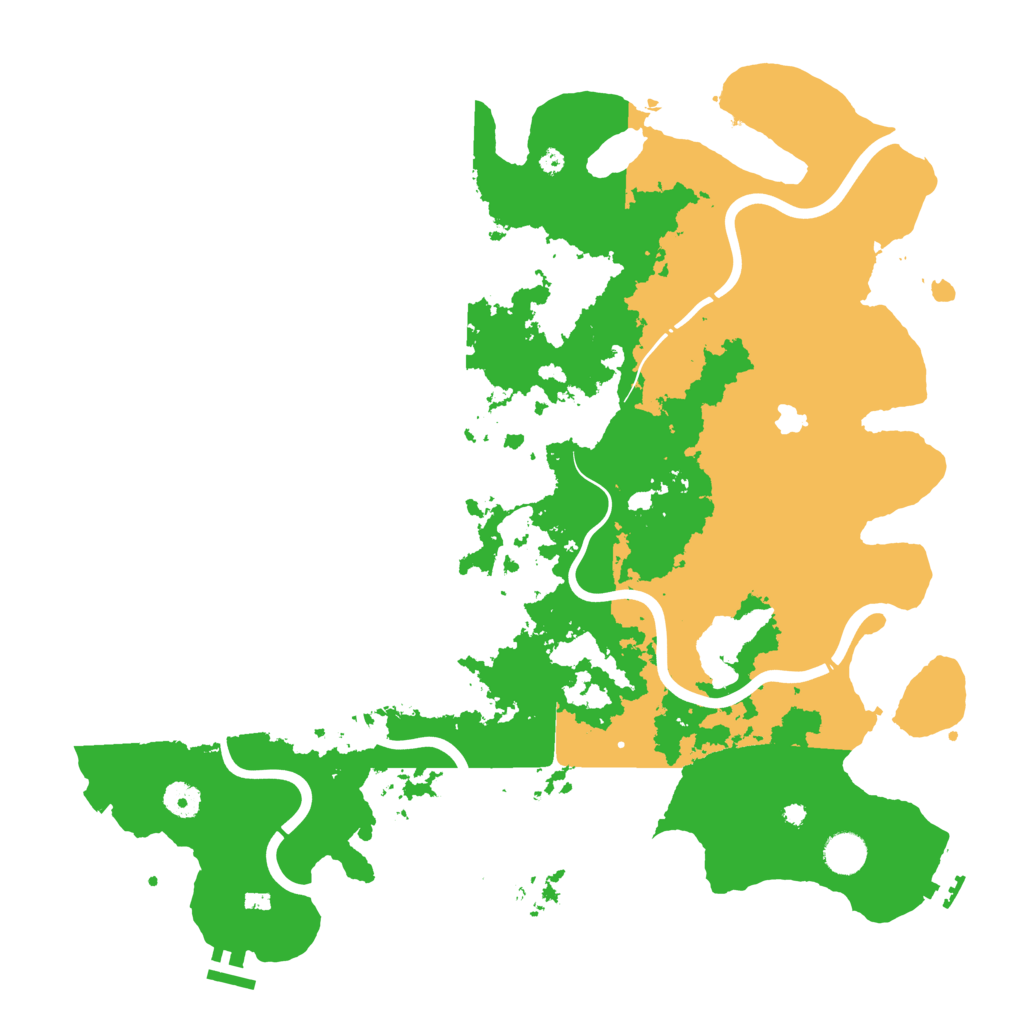 Biome Rust Map: Procedural Map, Size: 4250, Seed: 709560886