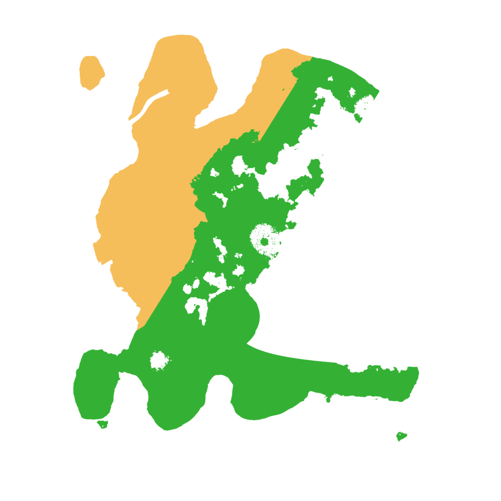 Biome Rust Map: Procedural Map, Size: 2500, Seed: 982111074
