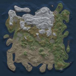 Thumbnail Rust Map: Procedural Map, Size: 4250, Seed: 201766139, 18 Monuments