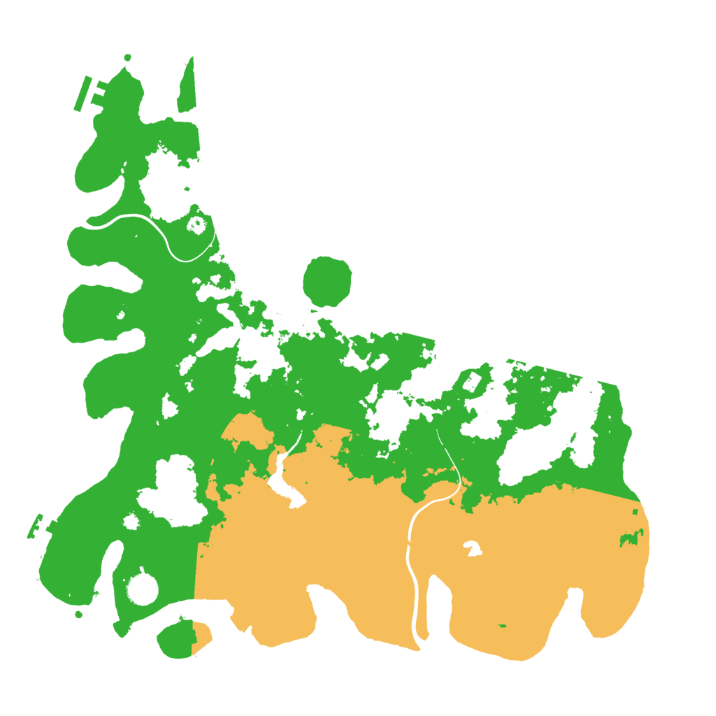 Biome Rust Map: Procedural Map, Size: 4000, Seed: 4193094
