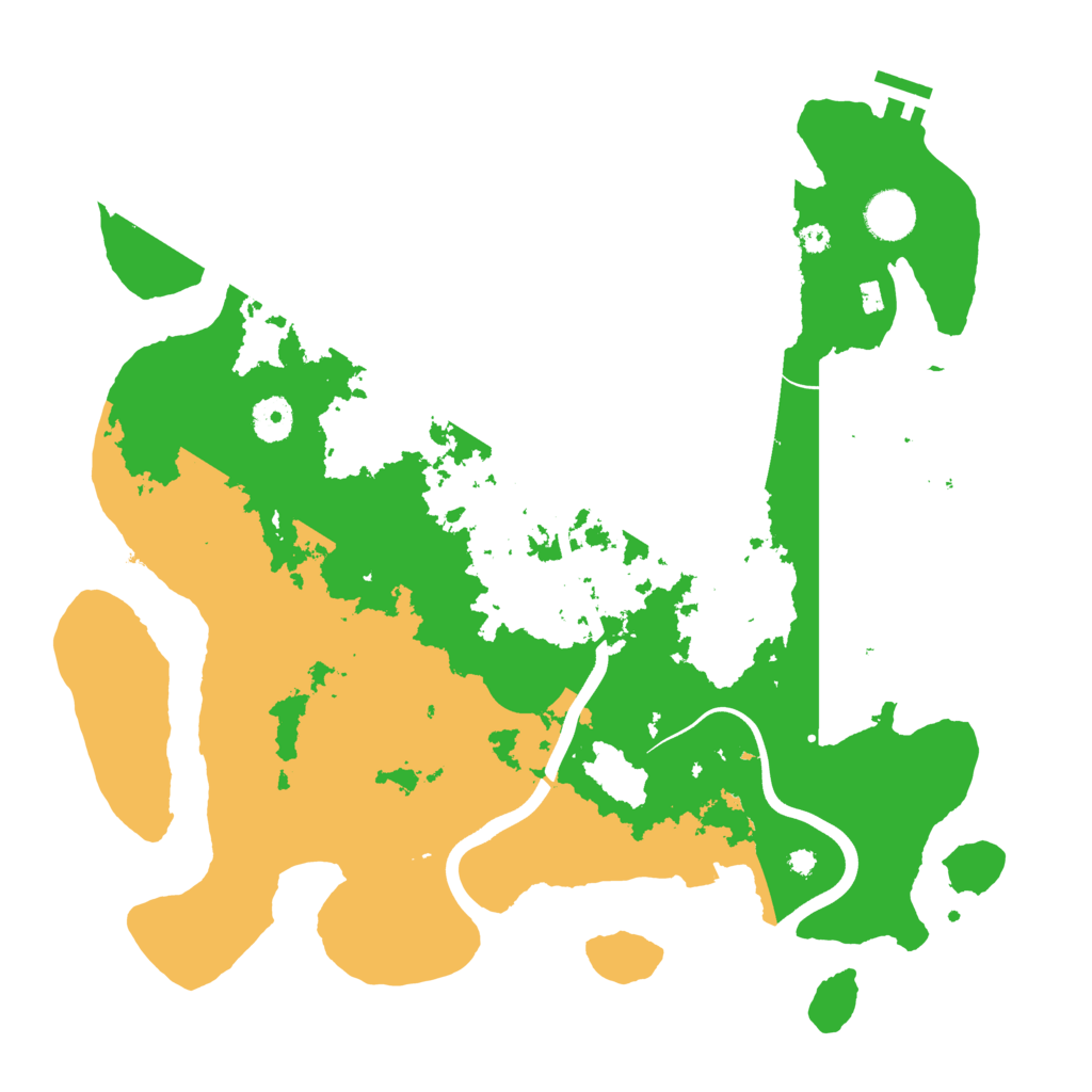 Biome Rust Map: Procedural Map, Size: 3800, Seed: 454424001