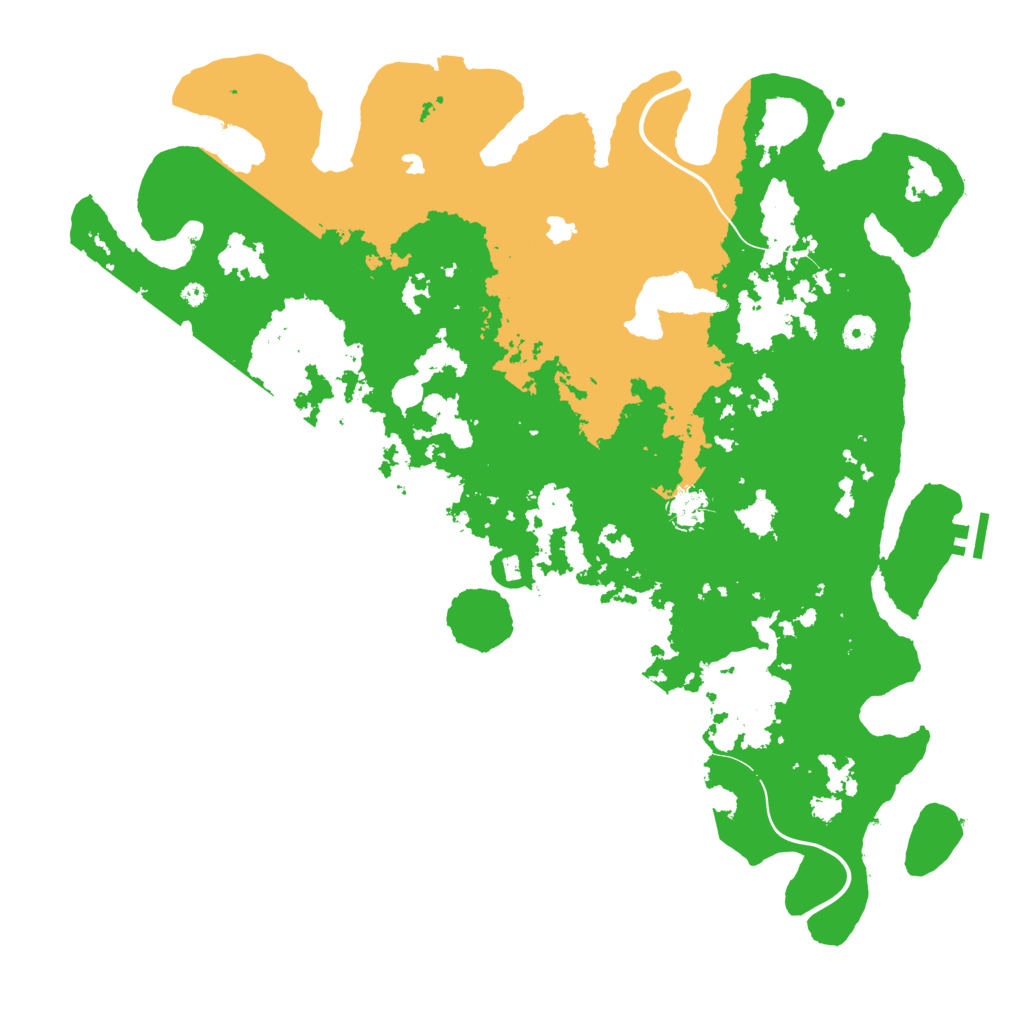 Biome Rust Map: Procedural Map, Size: 4500, Seed: 786382
