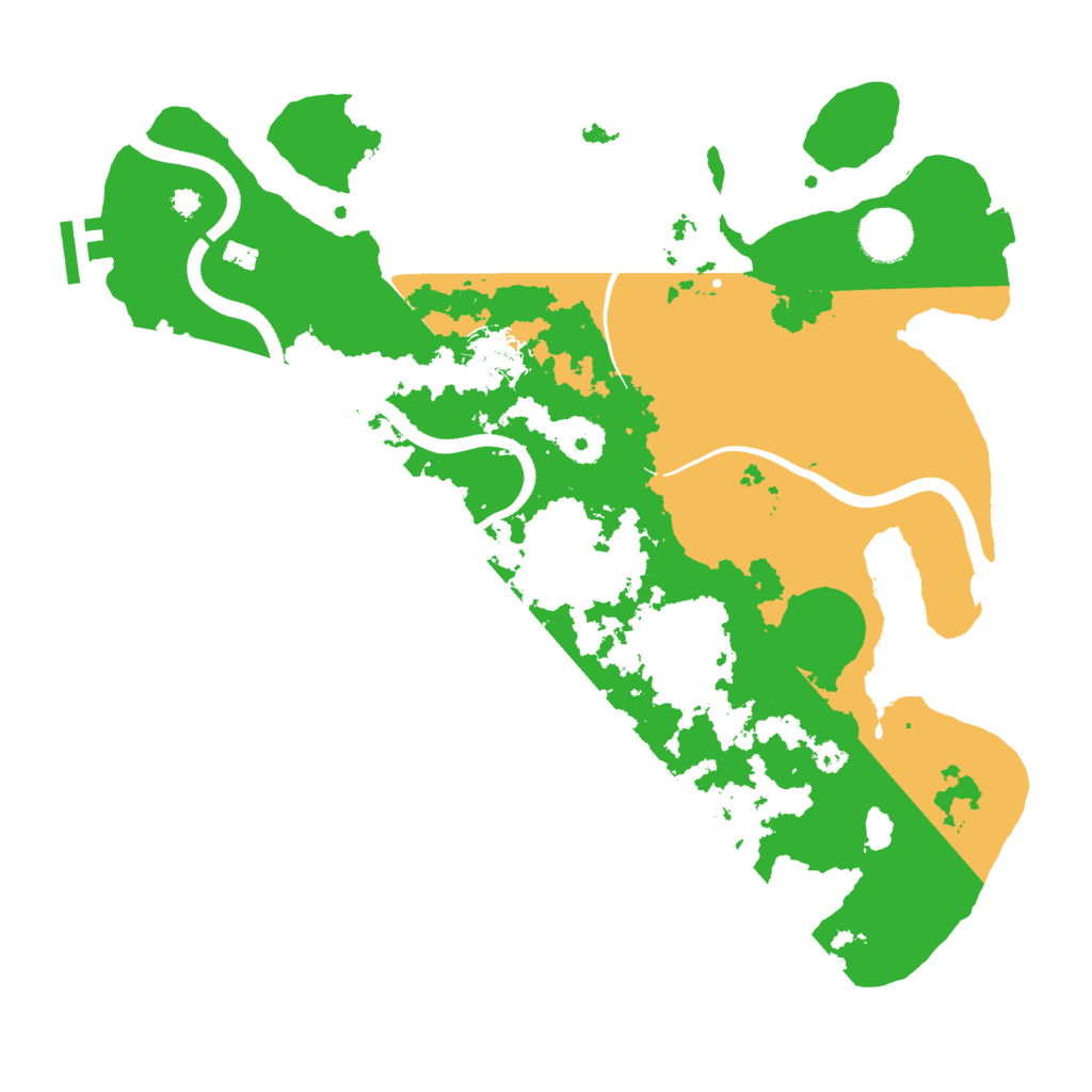 Biome Rust Map: Procedural Map, Size: 3507, Seed: 99999999
