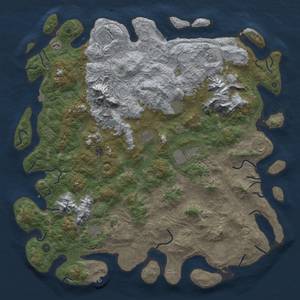 Thumbnail Rust Map: Procedural Map, Size: 5500, Seed: 3042024, 19 Monuments