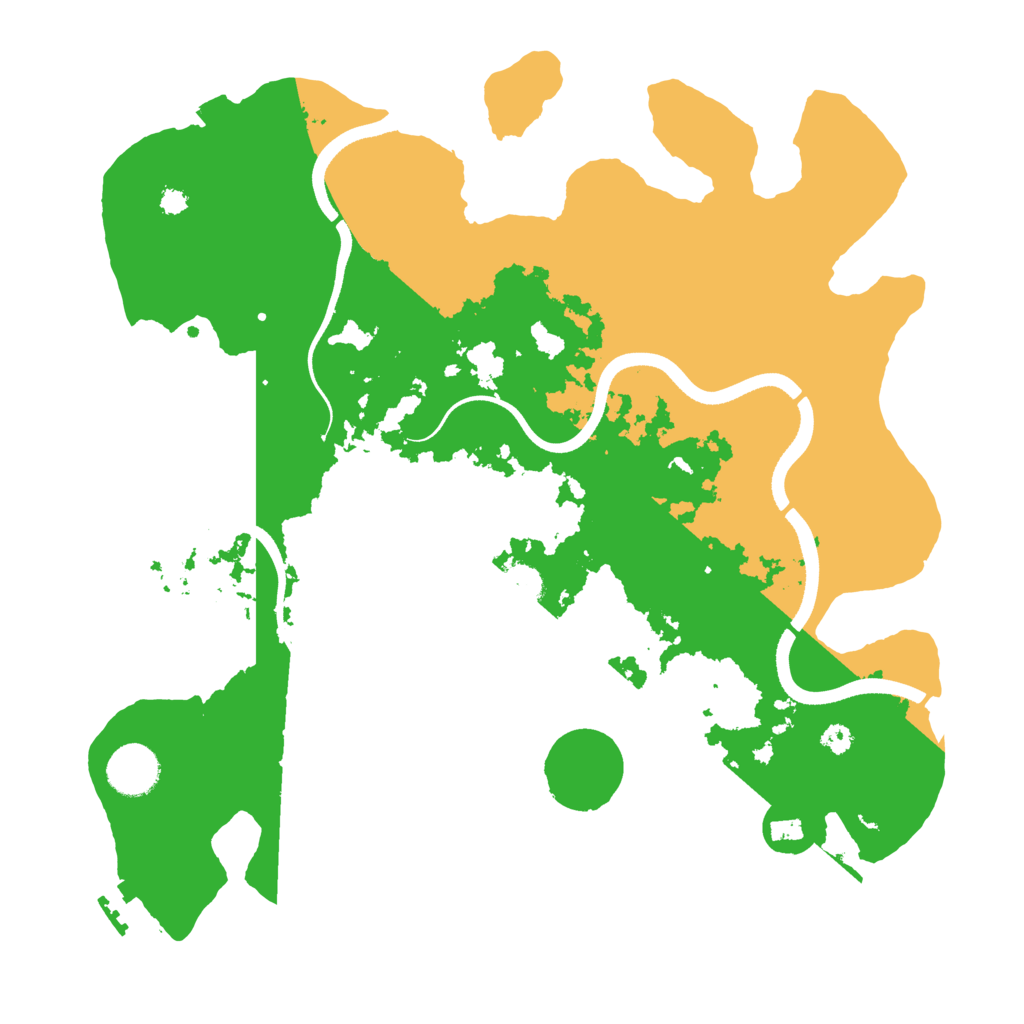 Biome Rust Map: Procedural Map, Size: 3500, Seed: 1027451139