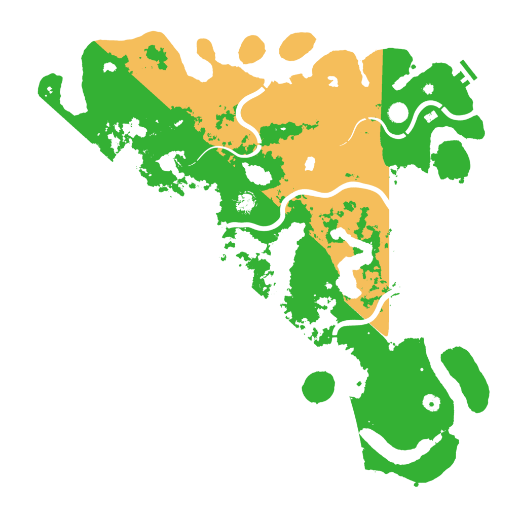 Biome Rust Map: Procedural Map, Size: 4500, Seed: 6531539