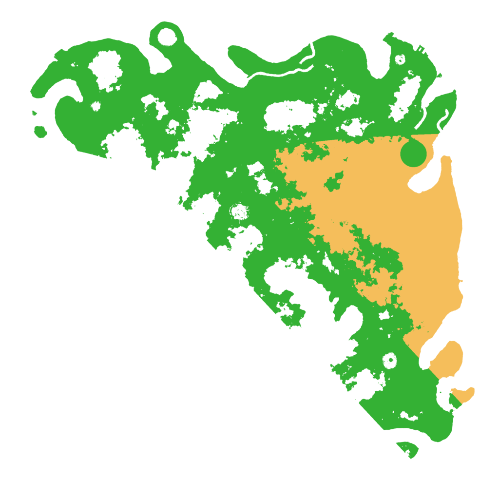 Biome Rust Map: Procedural Map, Size: 5000, Seed: 813448209