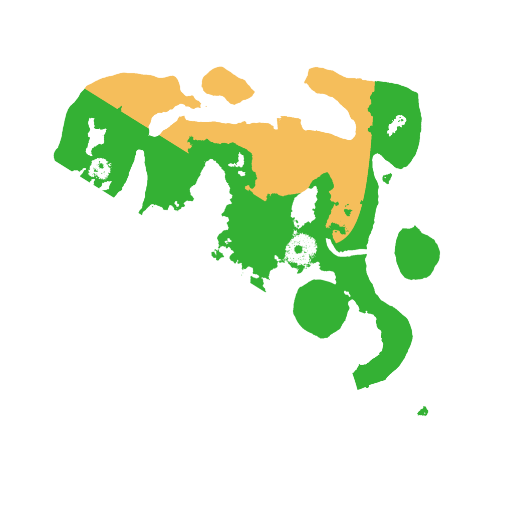 Biome Rust Map: Procedural Map, Size: 2500, Seed: 1710231631