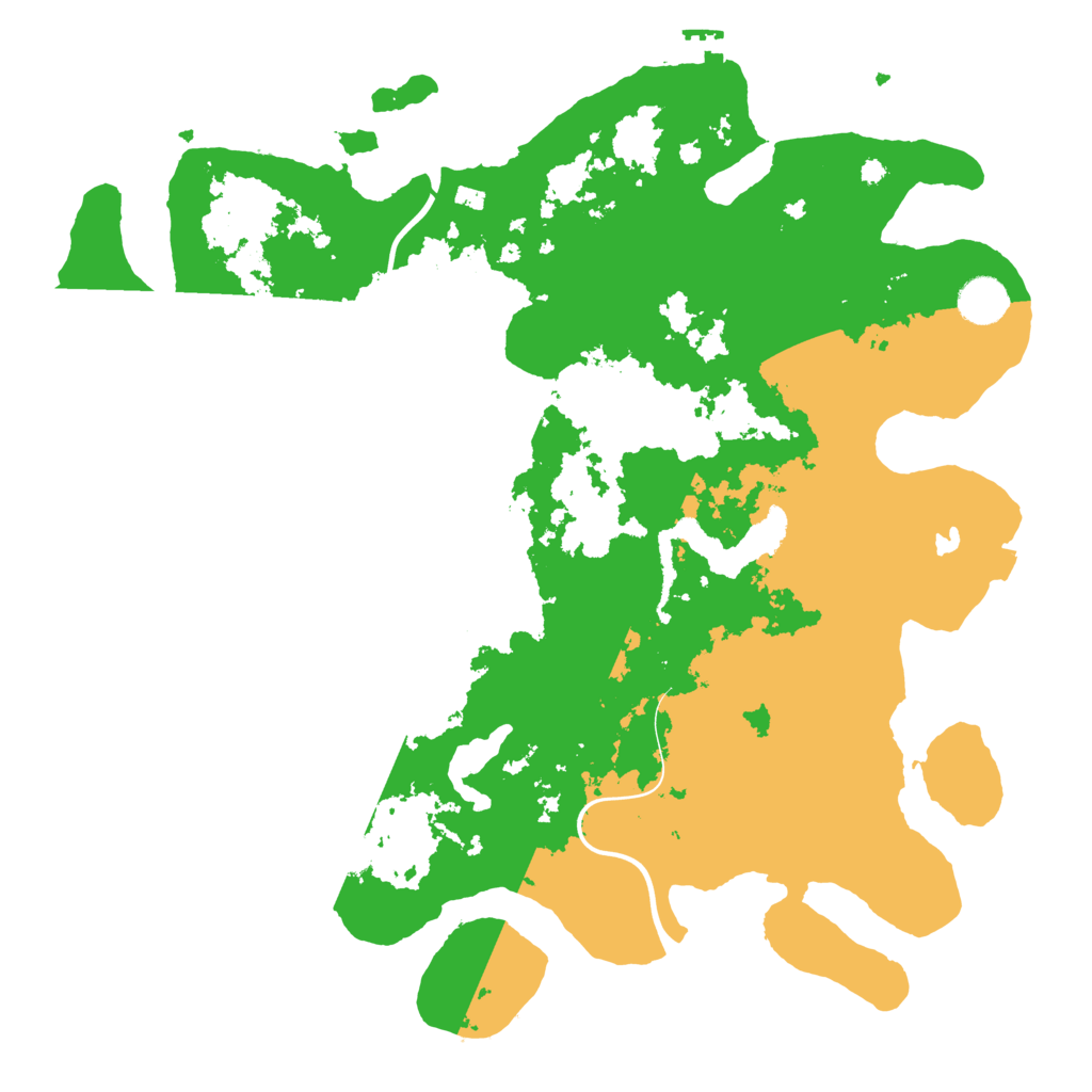 Biome Rust Map: Procedural Map, Size: 4000, Seed: 283790908