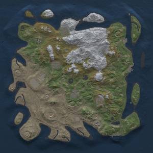 Thumbnail Rust Map: Procedural Map, Size: 4250, Seed: 159278412, 19 Monuments