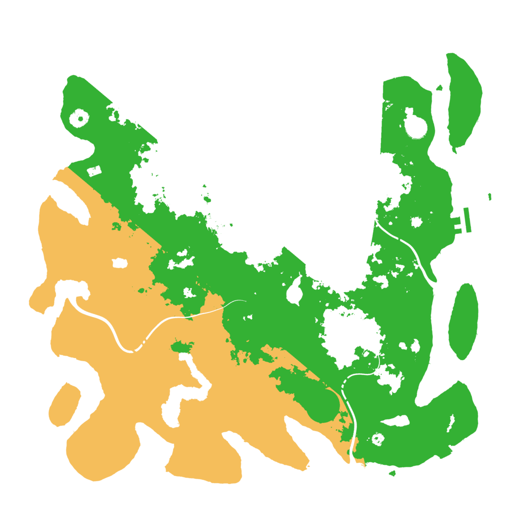 Biome Rust Map: Procedural Map, Size: 4250, Seed: 159278412