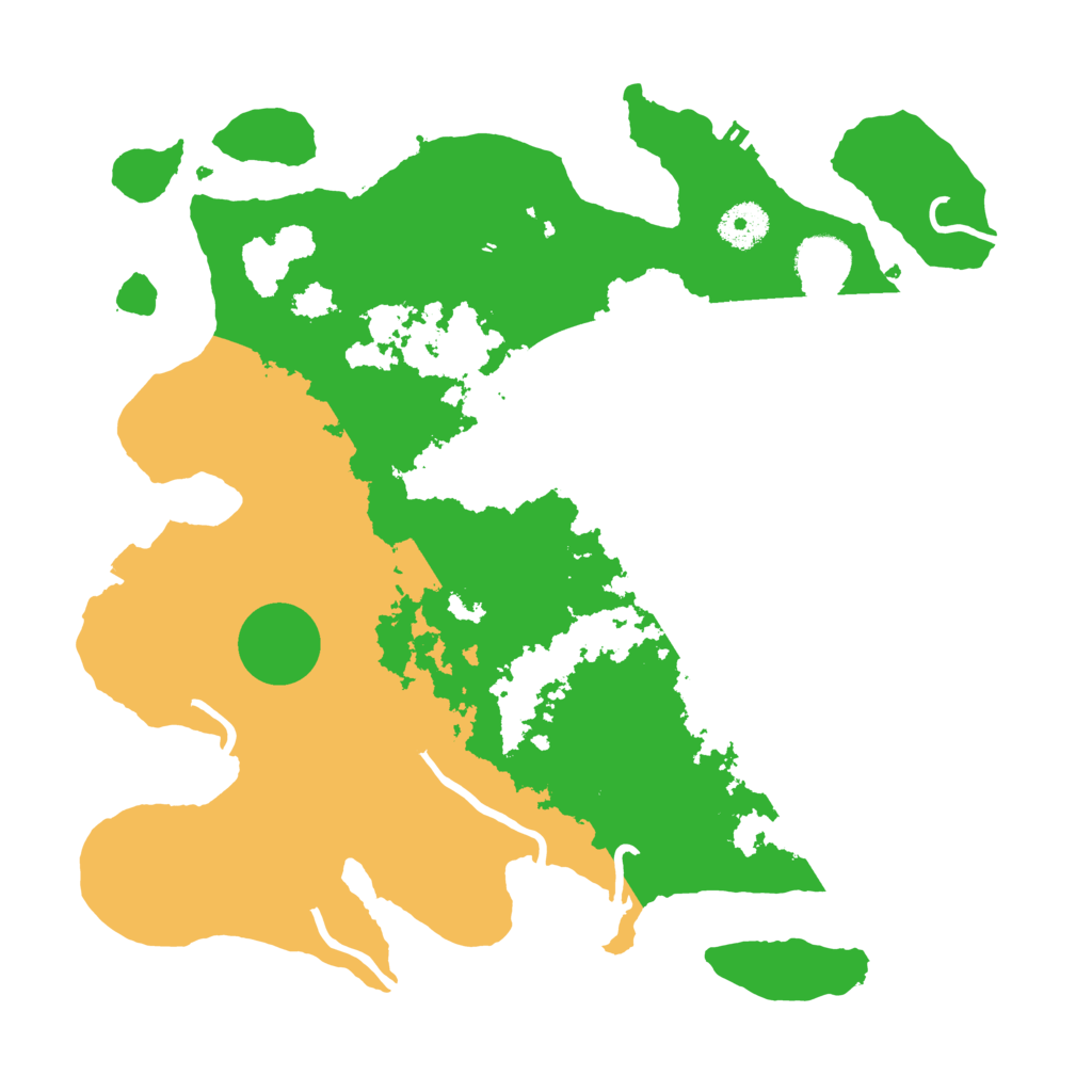 Biome Rust Map: Procedural Map, Size: 3500, Seed: 2081380368