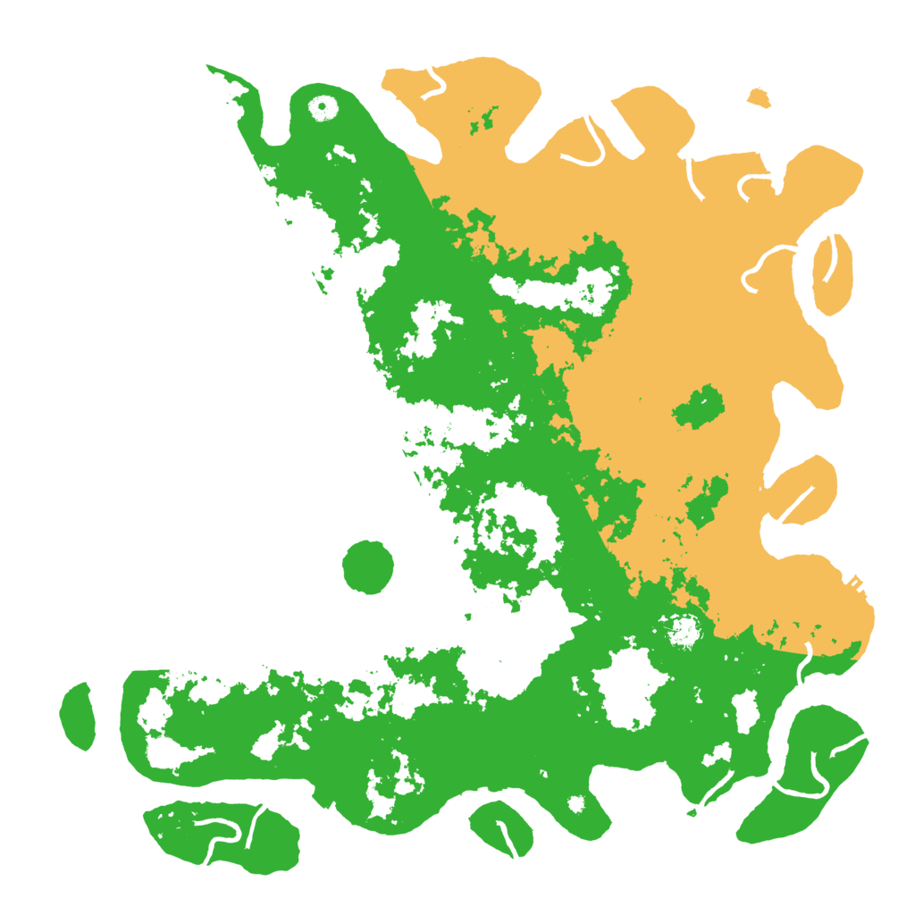 Biome Rust Map: Procedural Map, Size: 5000, Seed: 186401294