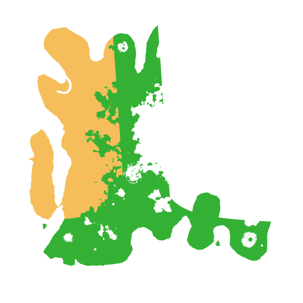 Biome Rust Map: Procedural Map, Size: 3000, Seed: 8157