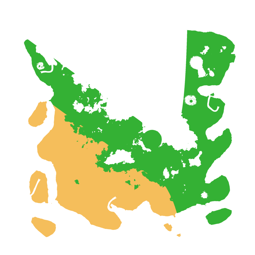 Biome Rust Map: Procedural Map, Size: 3500, Seed: 906008594