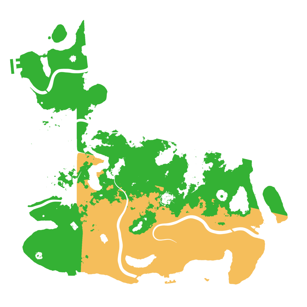 Biome Rust Map: Procedural Map, Size: 4200, Seed: 483755294