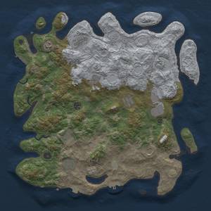 Thumbnail Rust Map: Procedural Map, Size: 4200, Seed: 483755294, 19 Monuments