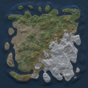 Thumbnail Rust Map: Procedural Map, Size: 4250, Seed: 891714132, 18 Monuments