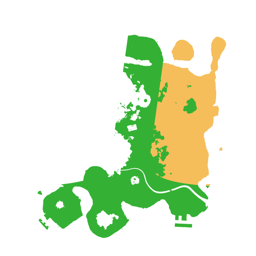 Biome Rust Map: Procedural Map, Size: 3000, Seed: 1627048999