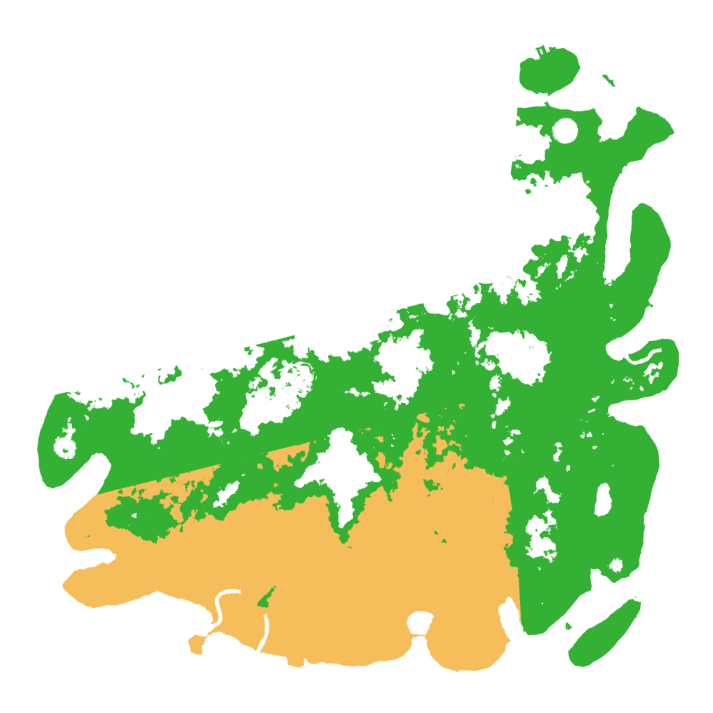 Biome Rust Map: Procedural Map, Size: 5000, Seed: 268435455