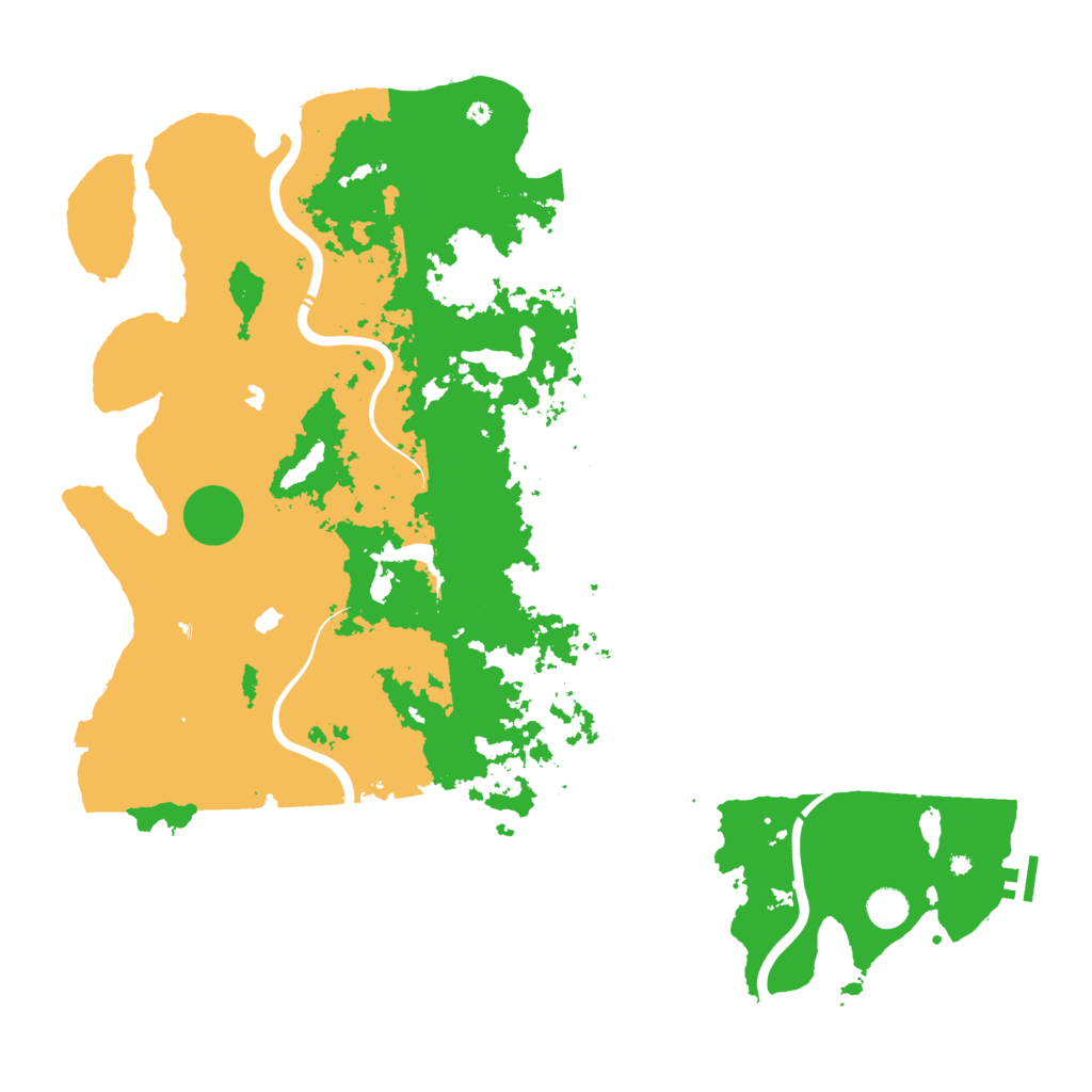Biome Rust Map: Procedural Map, Size: 4800, Seed: 1416113523
