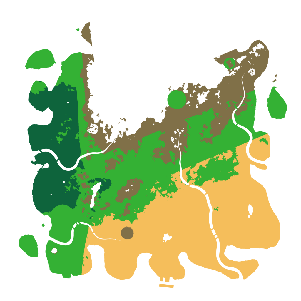 Biome Rust Map: Procedural Map, Size: 4250, Seed: 1984418540