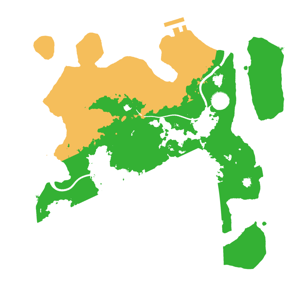 Biome Rust Map: Procedural Map, Size: 3000, Seed: 1883339004