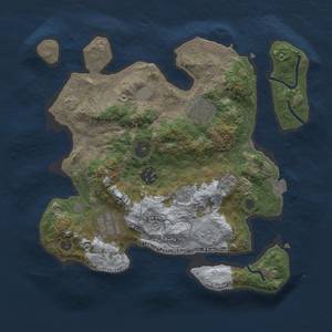 Thumbnail Rust Map: Procedural Map, Size: 3000, Seed: 1883339004, 11 Monuments