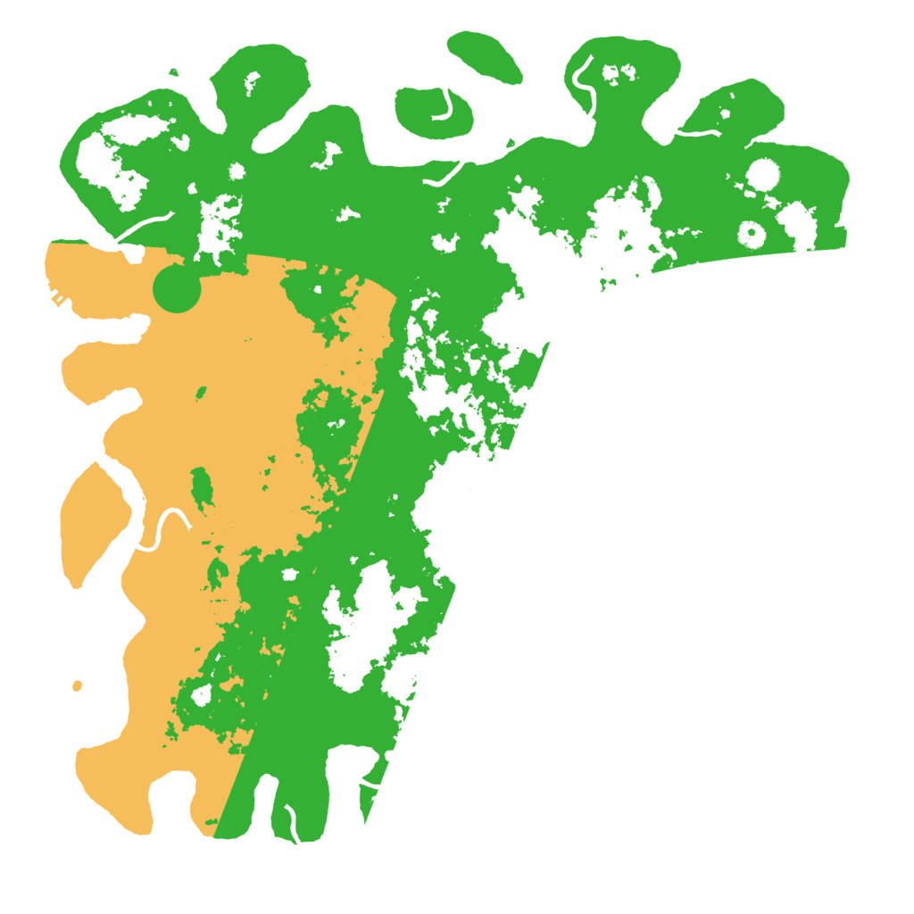 Biome Rust Map: Procedural Map, Size: 5000, Seed: 234234324