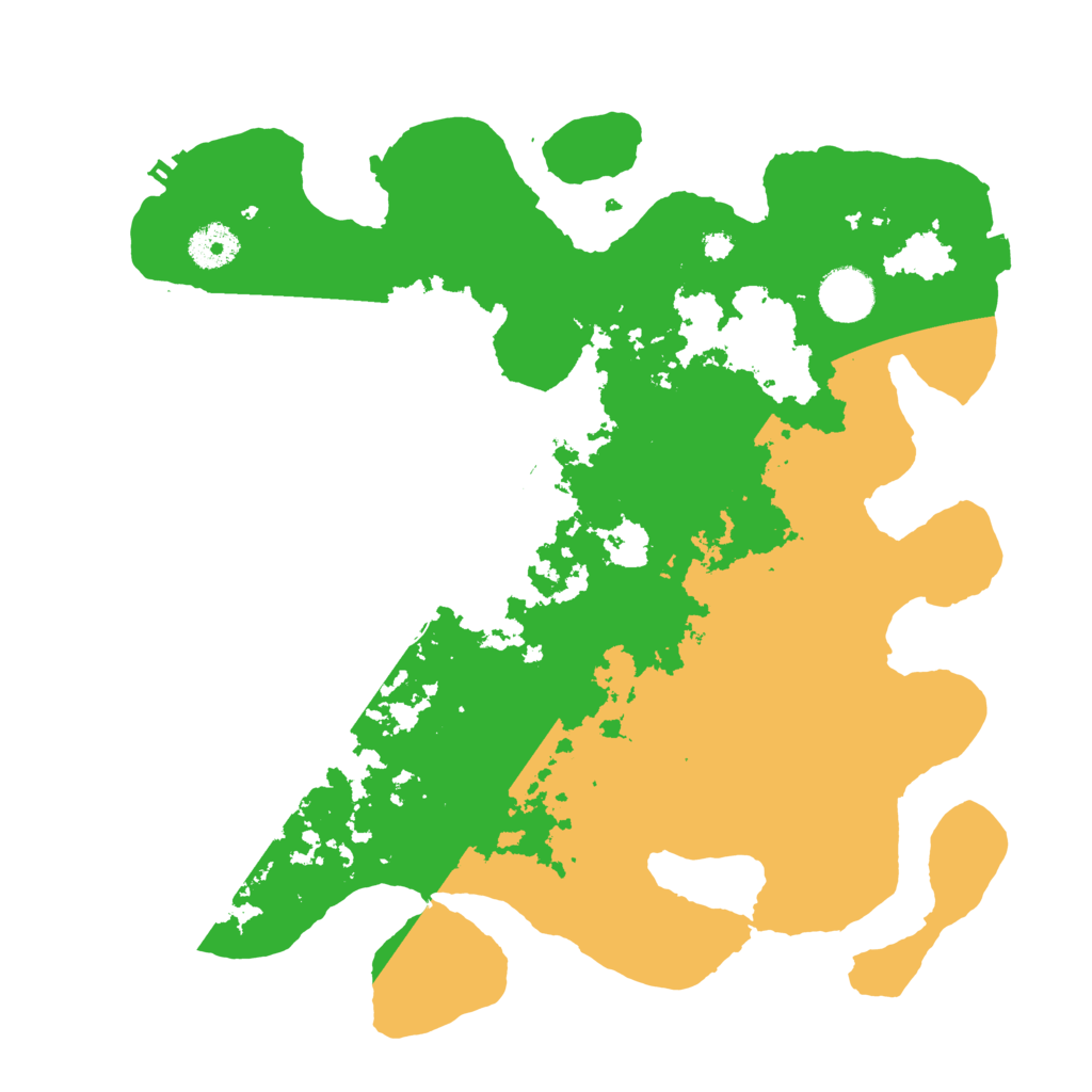 Biome Rust Map: Procedural Map, Size: 3500, Seed: 119164197