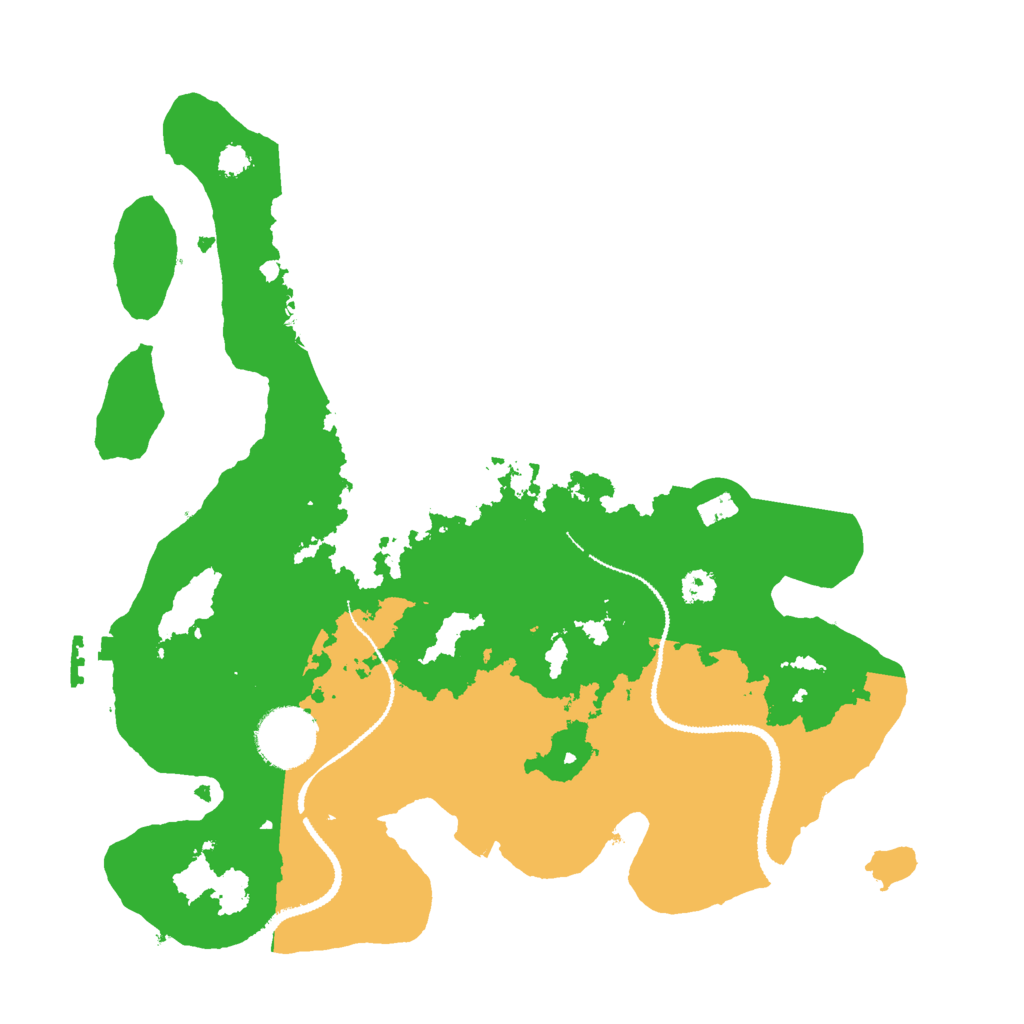 Biome Rust Map: Procedural Map, Size: 3000, Seed: 6140879