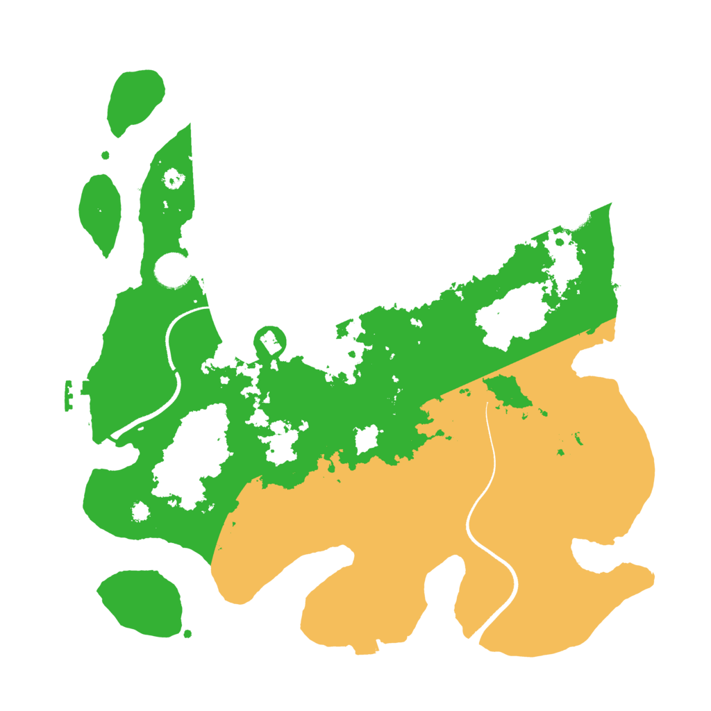 Biome Rust Map: Procedural Map, Size: 3500, Seed: 1405825898