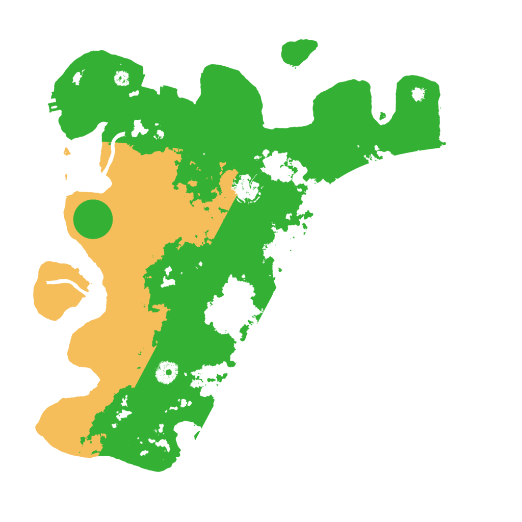 Biome Rust Map: Procedural Map, Size: 3500, Seed: 67189979